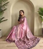 silk blendsarees with zari weaves contrast pallu & designer border