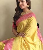 silk blendsarees with zari weaves contrast pallu & designer border