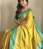 silk blendsarees with zari weaves contrast pallu & designer border