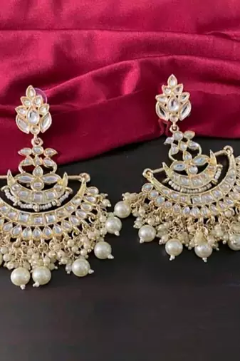 White designer function wear heavy jewellery collection