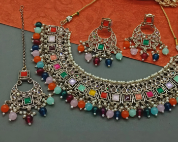 Multicolor designer function wear heavy jewellery collection 1