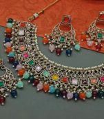 Multicolor designer function wear heavy jewellery collection