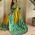 Yellow Silk Blend  sarees with zari weaves contrast pallu & designer border