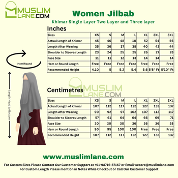 Premium Matching A Line Abaya and Single Layer Khimar :: Blue Color :: Firdous Crepe 4