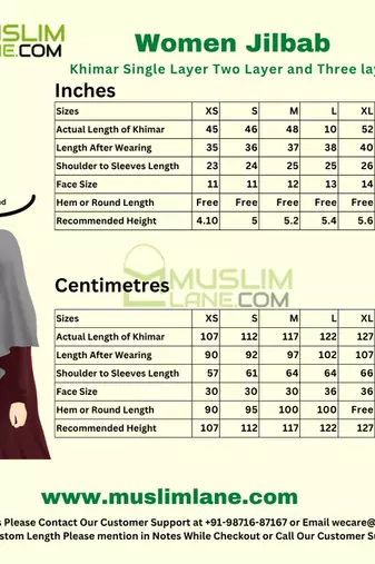 Premium Matching A Line Abaya and Single Layer Khimar :: Black Color :: Firdous Crepe