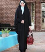 Premium Irani or Iraqi Chadar or Abaya Nida Plain Black basic Sleeves