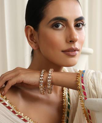 gold plated bangles for women 1