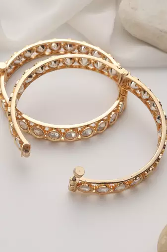 gold plated bangles for women