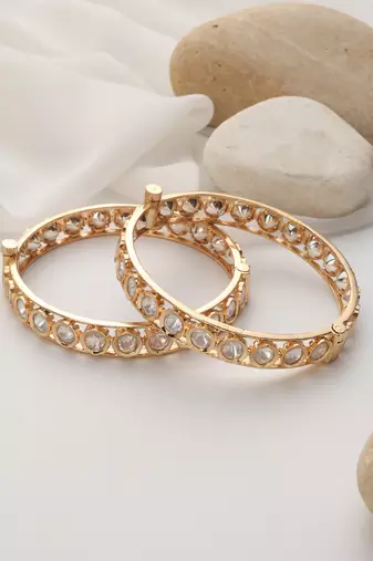 gold plated bangles for women