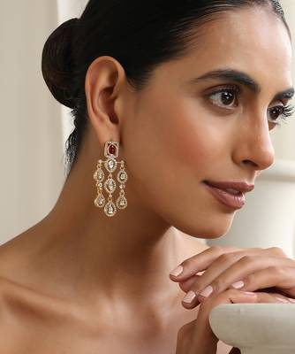 gold plated dangler earrings 5
