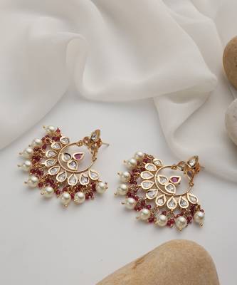 gold plated dangler earrings 4
