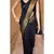 Black silk blend saree with blouse