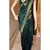 Green silk blend saree with blouse