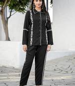 Women Viscose Slub Shirt  With Trouser 