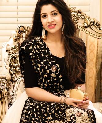 Georgette Off White Embroidered Lehenga Choli 4
