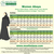 Premium Forest or Rama Green Baggy Abaya and Single Layer Khimar