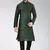 Green Dupion Art Silk Kurta