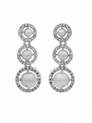 Silver-plated a-d stone-studded jewellery set 5