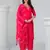 Pink color rayon fabric beautiful fancy and ethnic kurta set with dupatta