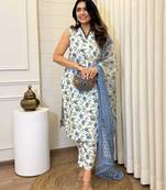 Off white color beautiful and formal wear kurta set for trendy girls