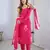 Pink color beautiful and formal wear kurta set for trendy girls