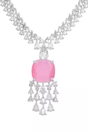 American diamond jewellery set for women