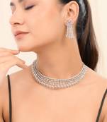 American diamond jewellery set for women
