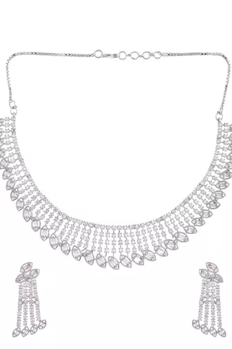 American diamond jewellery set for women