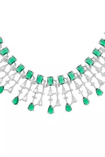 American diamond jewellery set for women