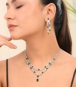 American diamond jewellery set for women