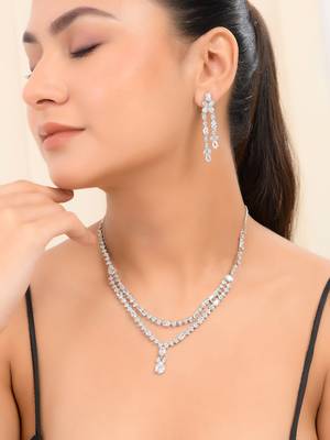 American diamond jewellery set for women 1