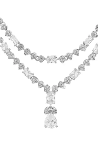 American diamond jewellery set for women