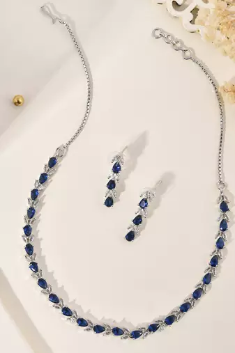 American diamond jewellery set for women