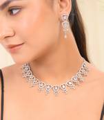 American diamond jewellery set for women