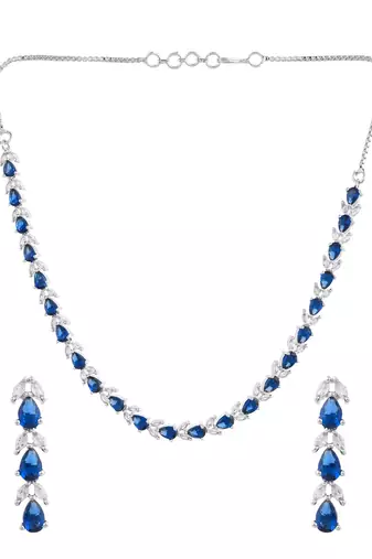 American diamond jewellery set for women
