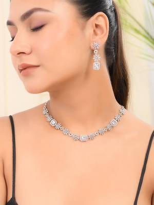 American diamond jewellery set for women 1