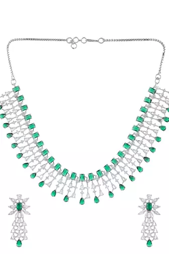 American diamond jewellery set for women