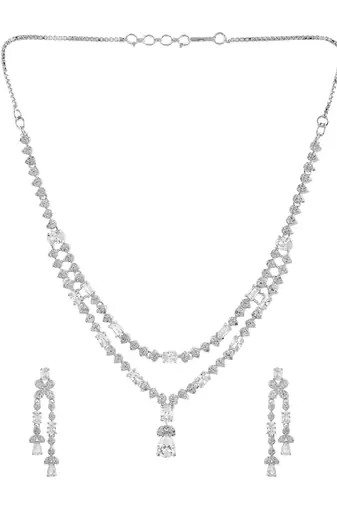 American diamond jewellery set for women