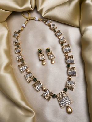 Gold plated green ad haram set 1