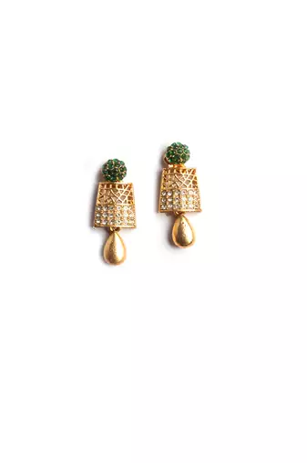 Gold plated green ad haram set