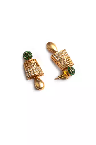 Gold plated green ad haram set