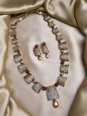 Gold plated red ad haram set 1