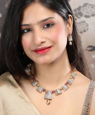 Gold plated red ad haram set 2