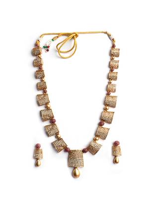 Gold plated red ad haram set 3