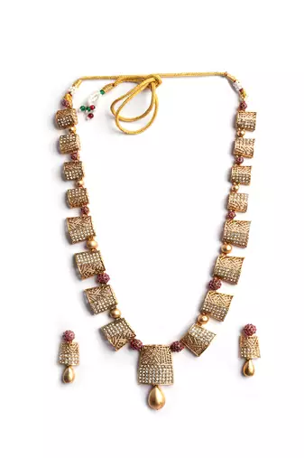Gold plated red ad haram set