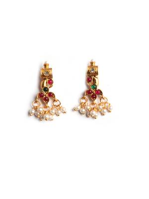 Gold plated new guttupusalu necklace set 3