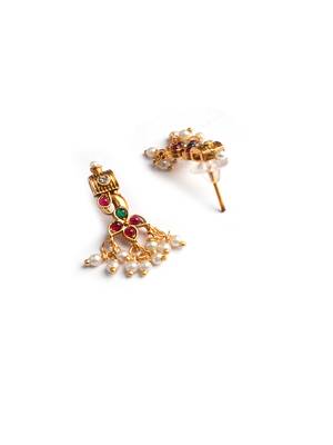 Gold plated new guttupusalu necklace set 4
