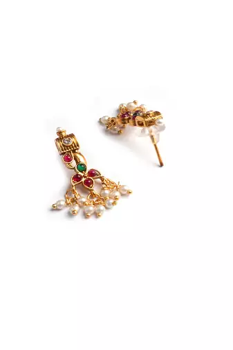 Gold plated new guttupusalu necklace set