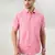 Men's pink linen shirt