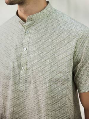 Men   s pista kurta shirt 4